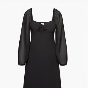 Aritzia Jacqueline Dress Black 6